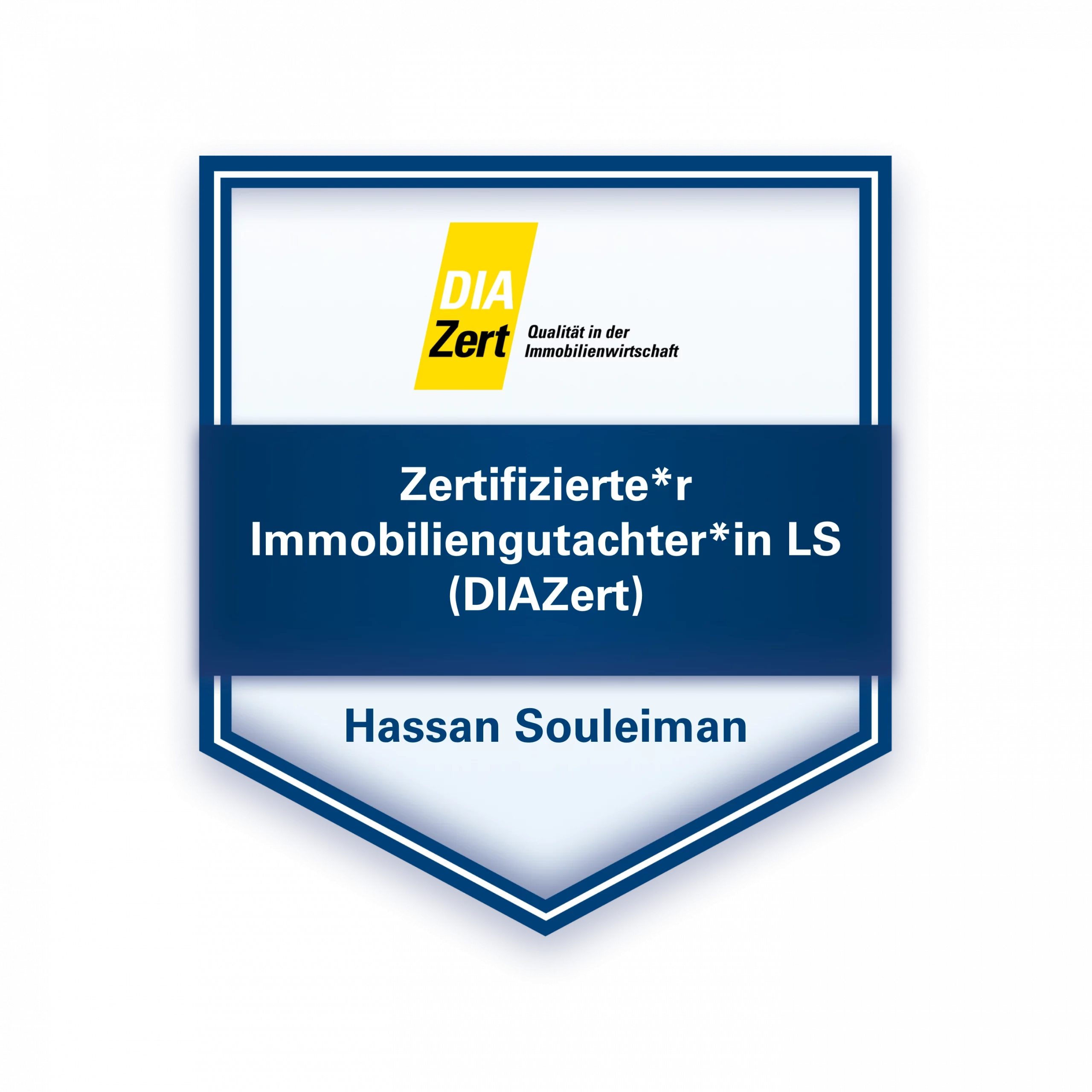 Hassan Souleiman – personenzertifiziert (DIN EN ISO/IEC 17024)